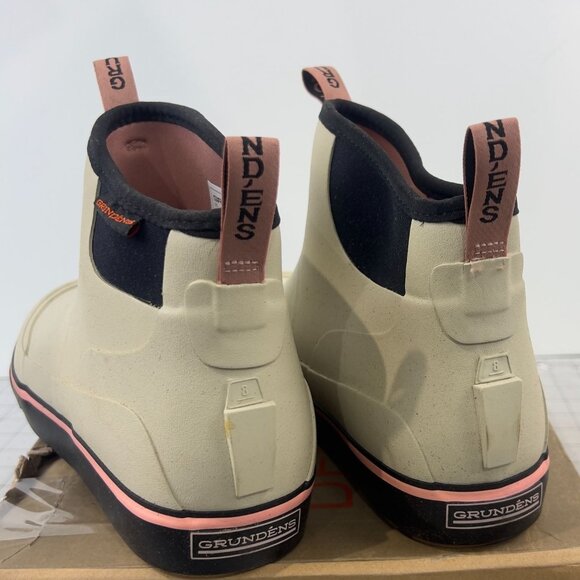 Grundens Women's Deck Boss 6" Ankle Boot Fog 60011 Plain Toe Non-Insulated Sz. 8 - Picture 4 of 6